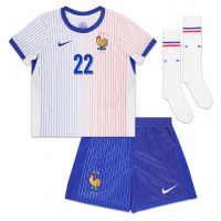 Francúzsko Theo Hernandez #22 Vonkajší Detský futbalový dres ME 2024 Krátky Rukáv (+ trenírky)